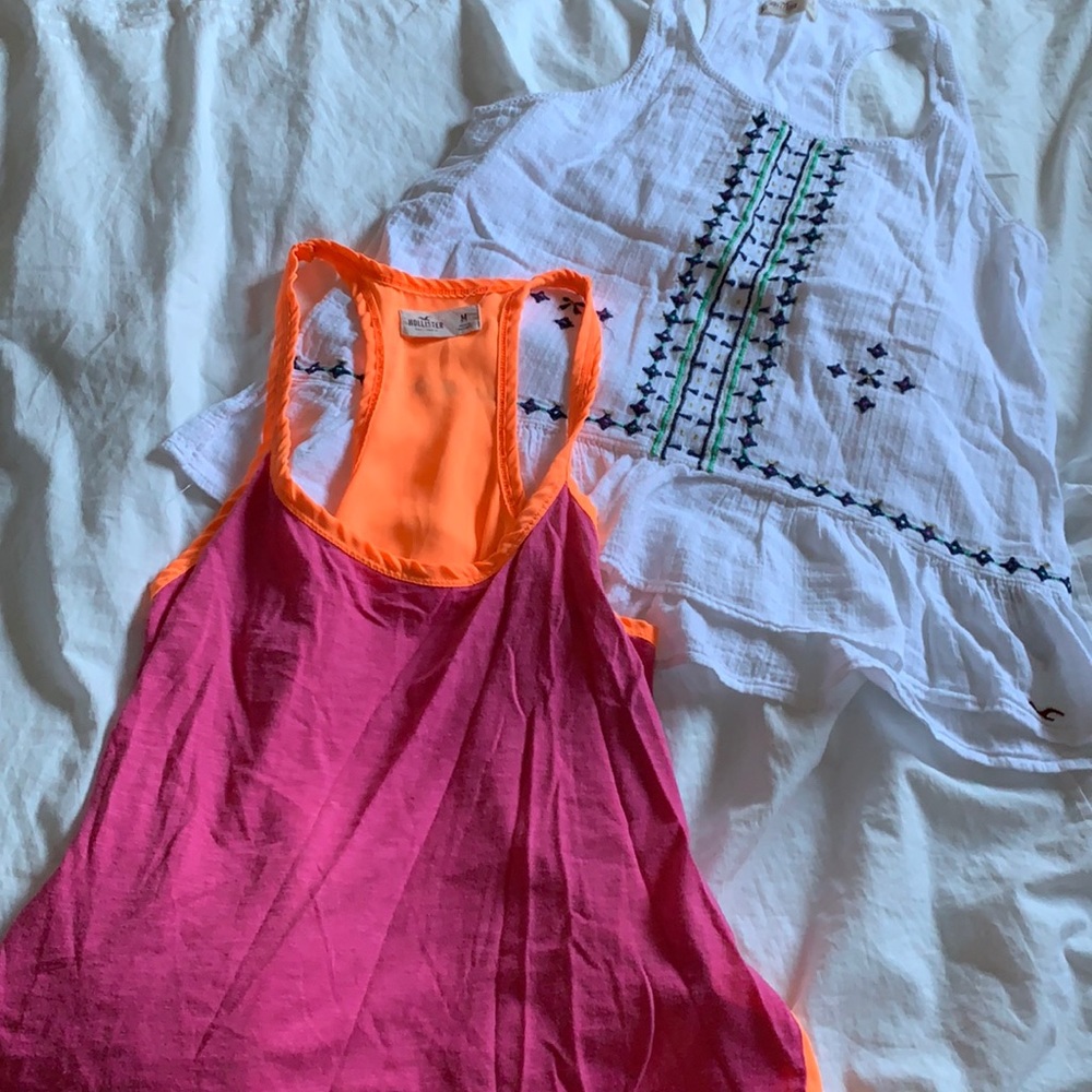 Hollister beach tanks 2/$20